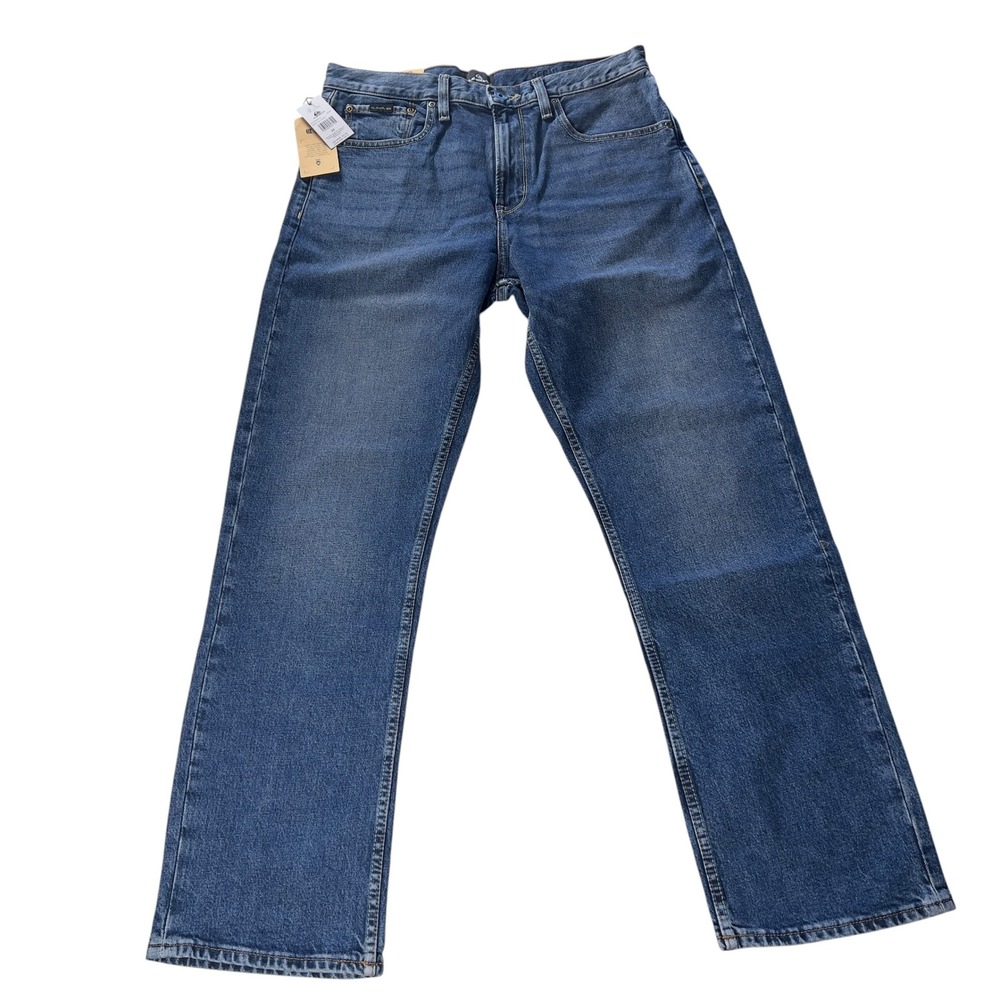 Quiksilver Mens Regular Fit Straight Leg Jeans Blue Denim 32x32 NWT